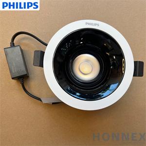 PHILIPS Deep Recessed LED Spotlight Series RS216 family — D120 D95 D75 D55 four cut-out sizes