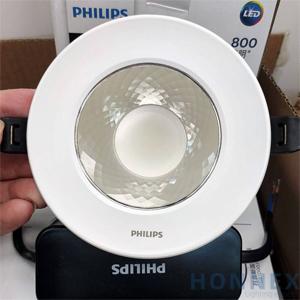 PHILIPS DN350 front bezel showing diamond-faceted optical cavity and PHILIPS branding