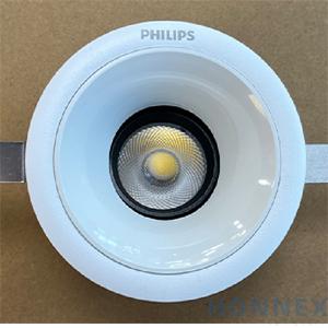 PHILIPS RS039B LED spotlight family — 9W, 11W and 15W slim recessed anti-glare models with D75 and D95 cut-outs