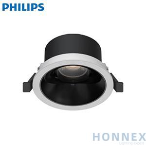 PHILIPS Embedded anti-glare Spotlight RS216 RC Rd D75 9W 30K 24D WH 929004151510