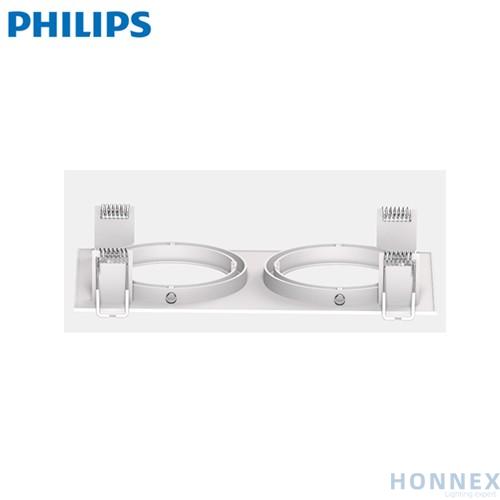 PHILIPS LED SPOTLIGHT GD900 grille sheet Double 500lm D75x2 929001985390 - Image 1