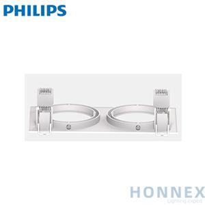 PHILIPS LED SPOTLIGHT GD900 grille sheet Double 800lm D90x2 929001985490 PHILIPS LED SPOTLIGHT GD900 grille sheet Double 800lm D90x2 929001985490