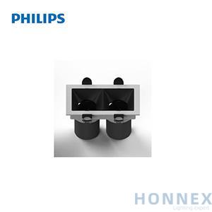 PHILIPS LED SPOTLIGHT RS350 G2 RC Sq L55 2*4W 30K 36D 2H 929003222310 PHILIPS LED SPOTLIGHT RS350 G2 RC Sq L55 2*4W 30K 36D 2H 929003222310