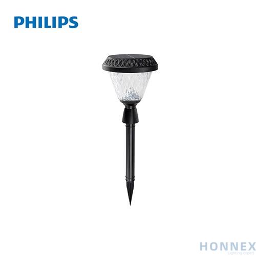 PHILIPS SOLAR LED GARDEN LIGHT BGP010 LED2 730 S Spike 911401831802 - Image 1